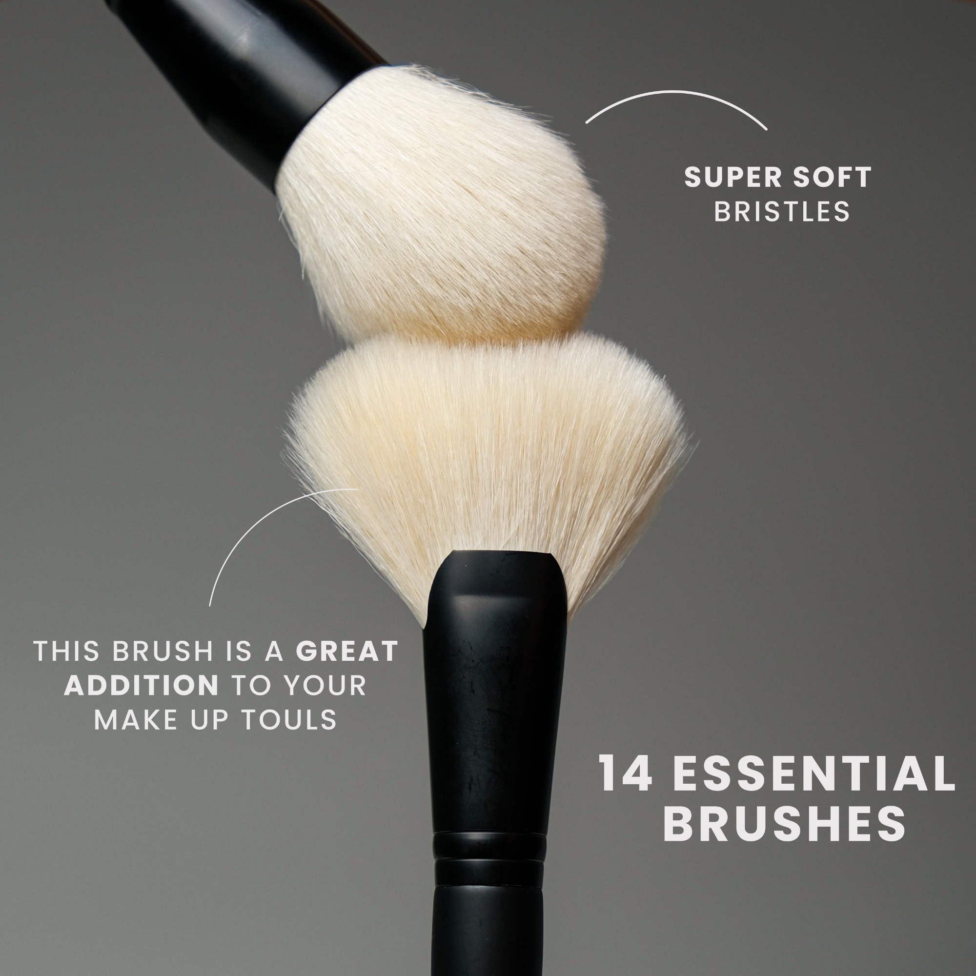 REVIVE Beauty-Dominance set-14 Piece Professional Brush set with Case