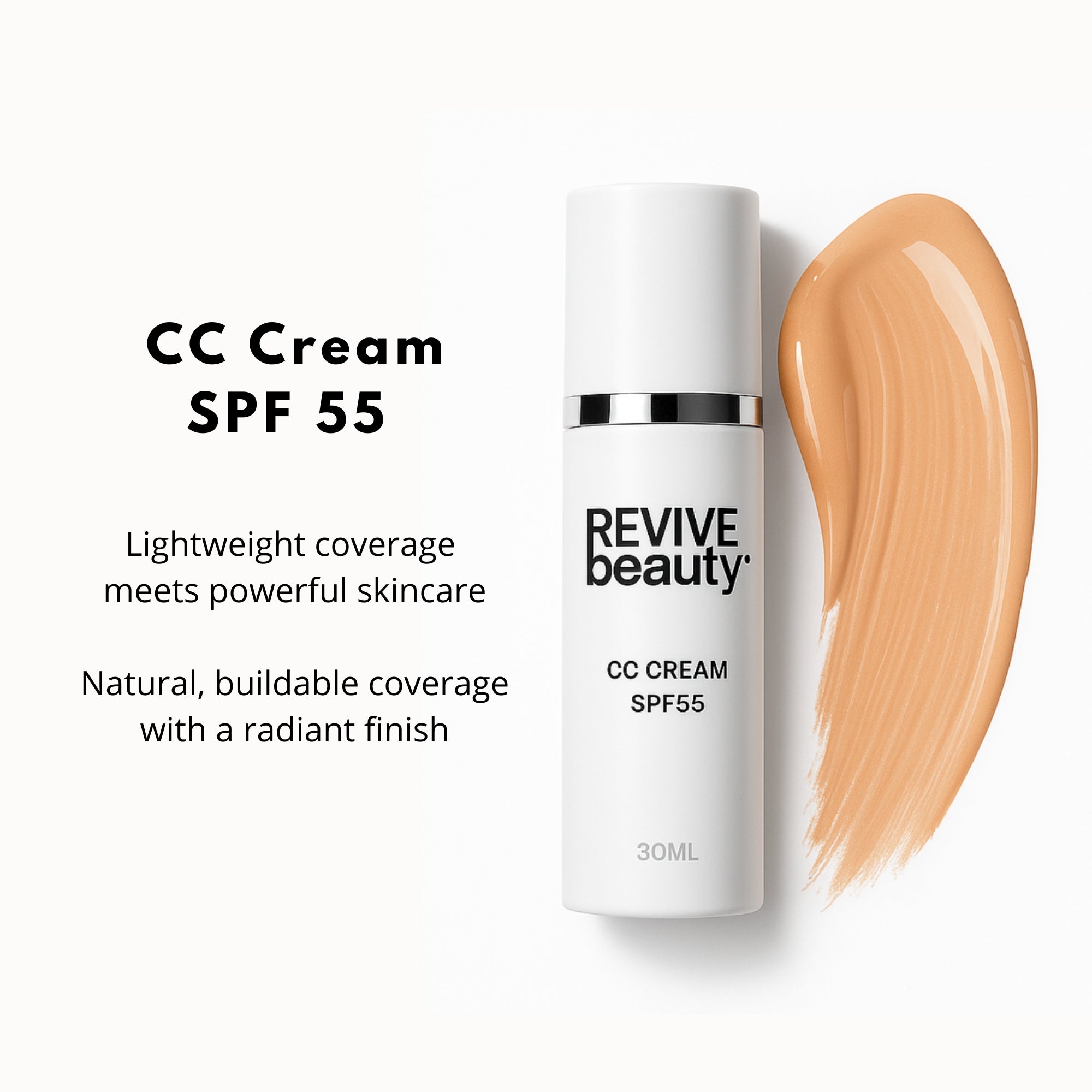 Revive Beauty CC Cream SPF 55 Skincare and coverage in one