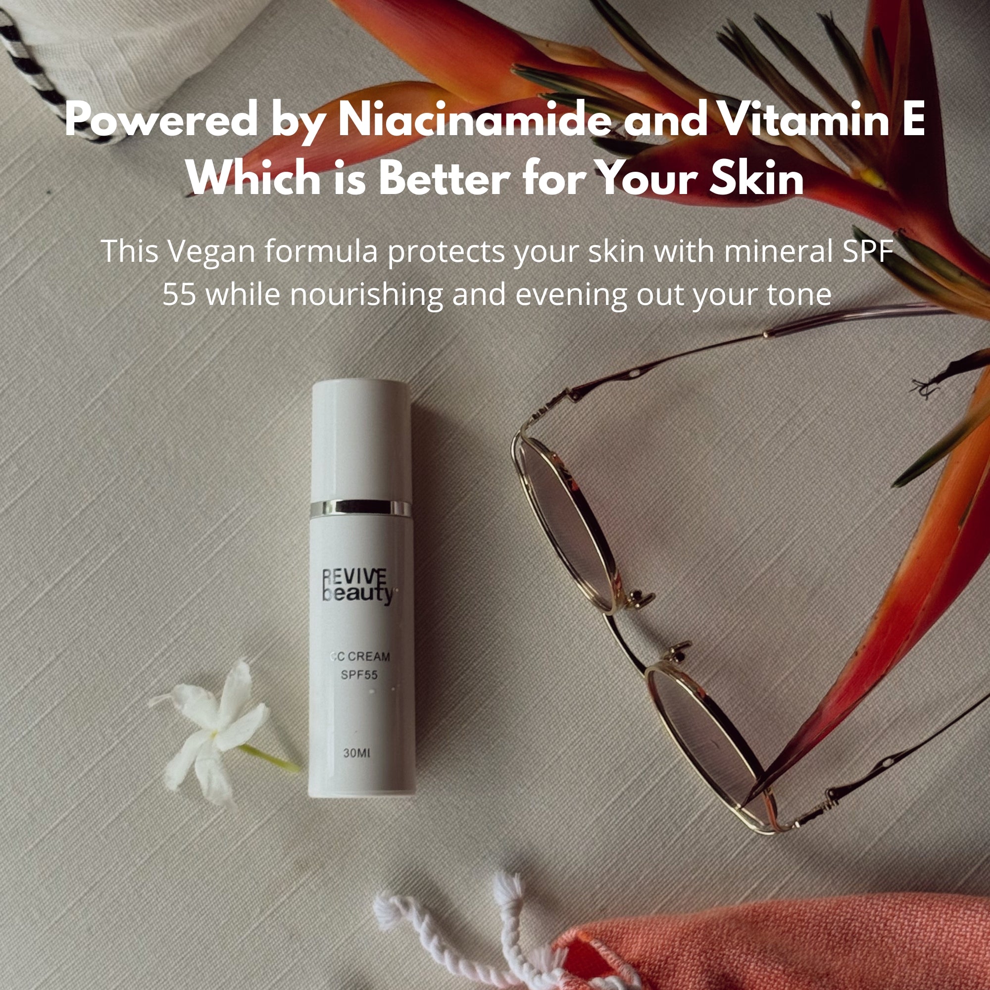 Revive Beauty CC Cream SPF 55 Skincare and coverage in one