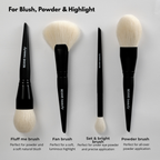 REVIVE Beauty-Dominance set-14 Piece Professional Brush set with Case