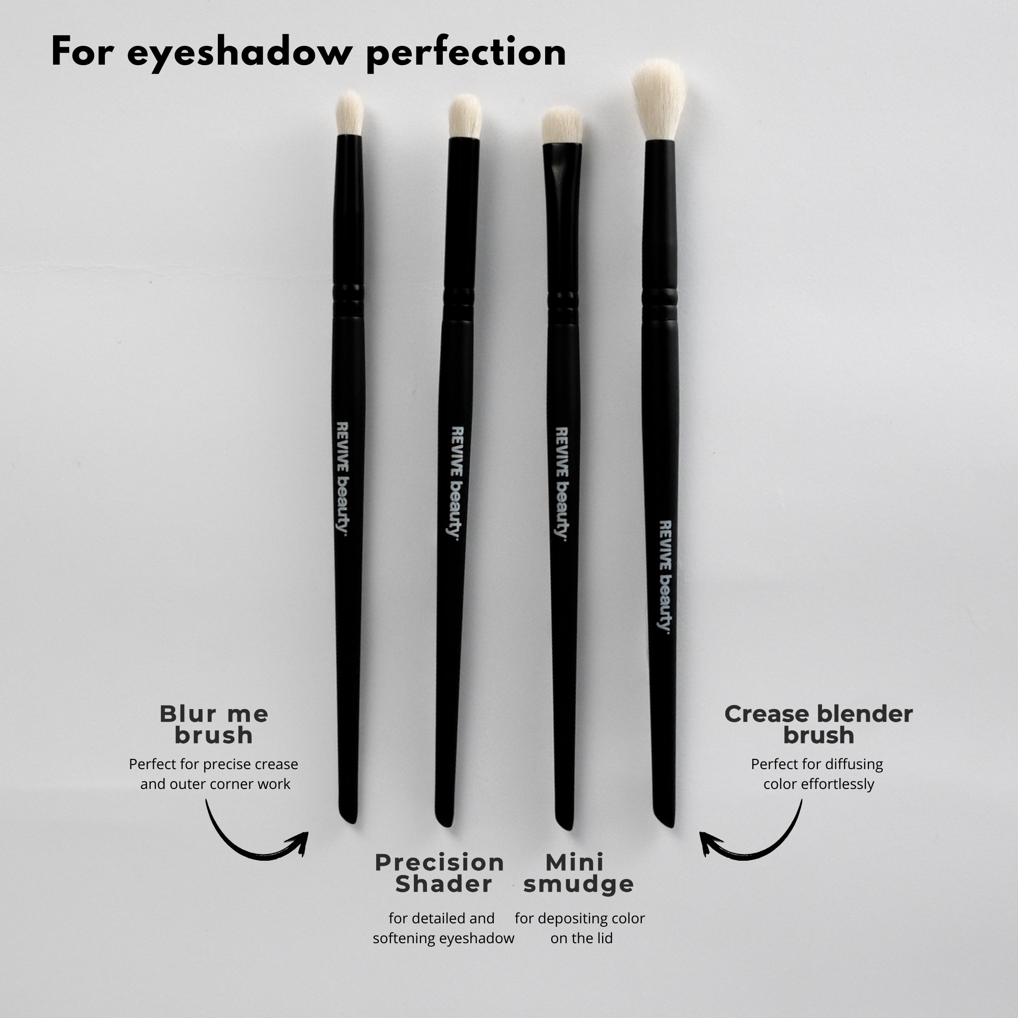 REVIVE Beauty-Dominance set-14 Piece Professional Brush set with Case