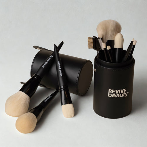 REVIVE Beauty-Dominance set-14 Piece Professional Brush set with Case